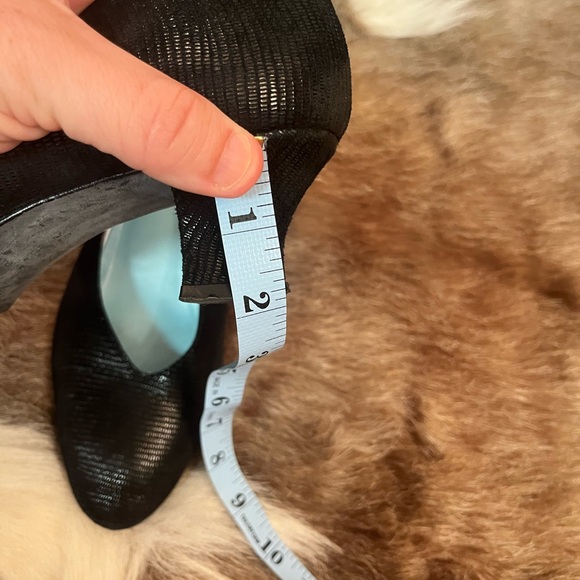 Thierry Rabotin Black Textured Heels - Picture 7 of 8